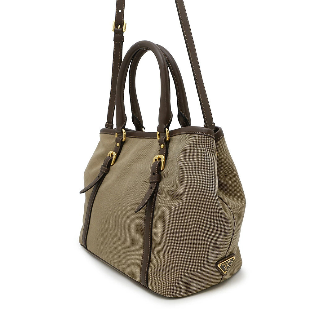 Prada Logo Bruciato Corda Tote Jacquard Bag